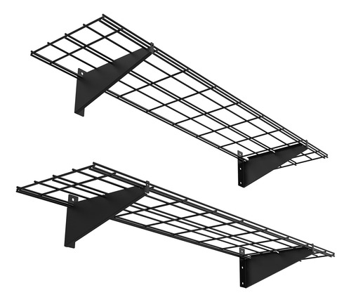 Qualward Paquete De 2 Estantes De Metal Para Garaje De 1 X 4