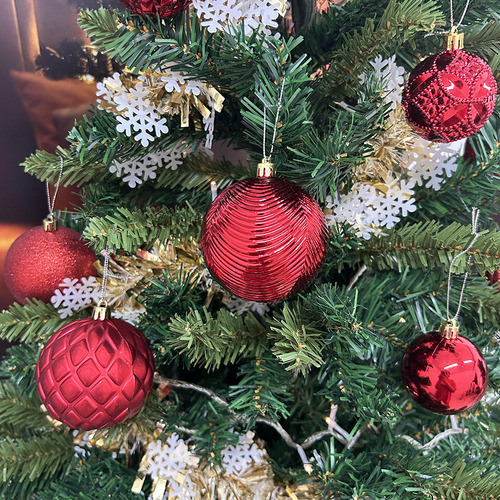 84 Esferas De Navidad Decorativas Adornos Bolas De Navidad