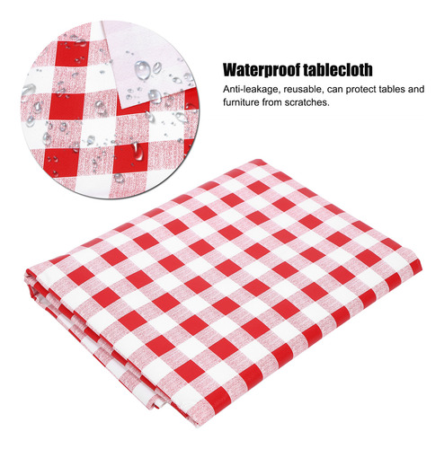Mesa De Comedor Impermeable A Prueba De Aceite Con Estampado