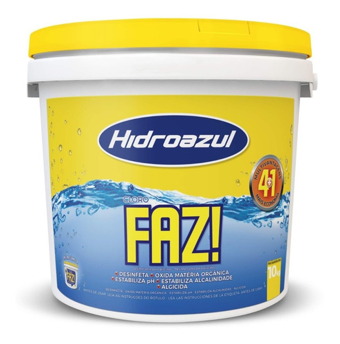 Cloro Faz 10kg Hidroazul