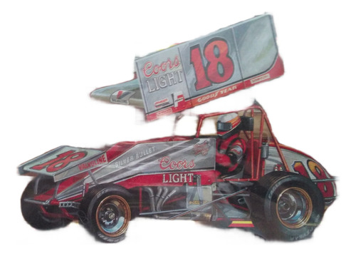 Kit Monogram Plastimodelismo Carrinho Gaiola Sprint Car
