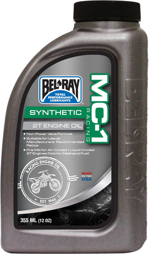 Aceite Bel-ray Mc-1 Full Sintetico 2t Motor 12.8oz