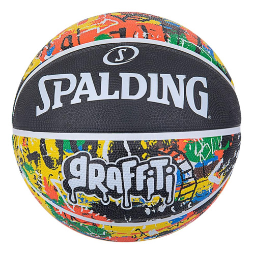 Pelota Basquet Pro Spalding Nº 7 Grafitti Nba Outdoor Color