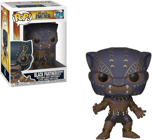 Funko Pop Pantera Negra Guerreiro 274 Marvel