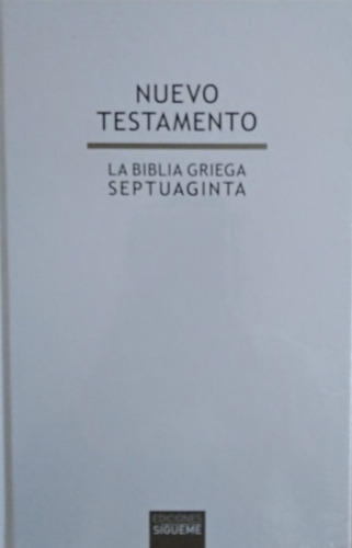 Libro Nuevo Testamento (la Biblia Griega - Septuaginta)