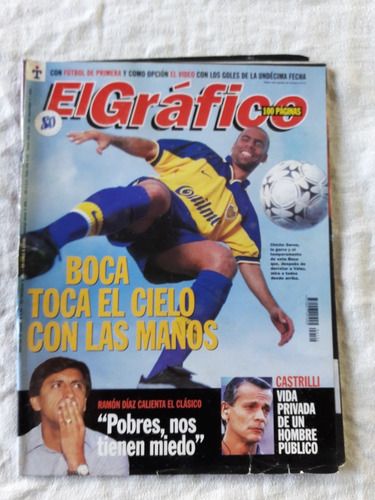 El Gráfico Nº 4124 Año 1998 Chicho Serna Boca - Castrilli