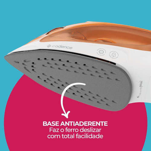 Ferro De Passar Cadence 2 Em 1 Laranja 220v Laranja