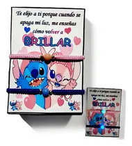 Comprar Duo Pulseras Lilo Stitch Angel Amor Novios Pareja Amigos
