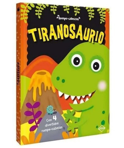 Libro Tiranosaurio, Rompecabezas De Cartón