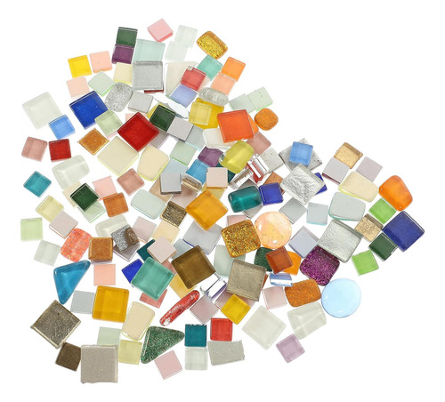 Azulejos De Mosaico Cristal Irregular, Color Mixto