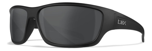 Dvx Rage Lentes De Sol Gris Humo Con Marco Negro Mate (cumpl