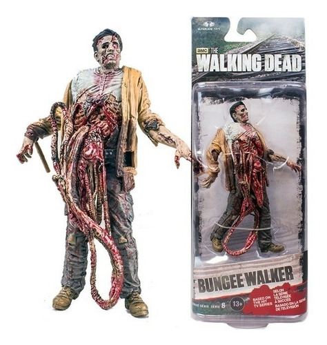 Figura De Bungee Zombie. 13 Cms Walking Dead. Envio Gratis. 