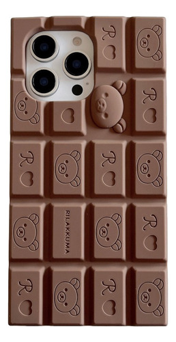 Funda Dibujos Animados Chocolate Pequeño Silicona Phone Case