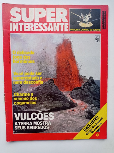 Super Interessante - Fev/1989 - Vulcões / Cogumelos 