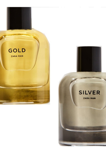 Zara Man Gold + Man Silver ( Ambos  De 80 Ml )