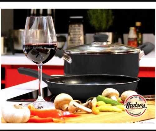 Batería Hudson Teflón Antiadheren Juego De Cocina Set Ollas