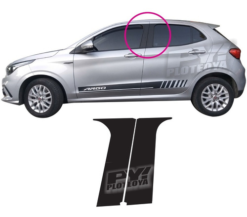 Calcos Parantes Compatible Para Fiat Argo - Ploteoya