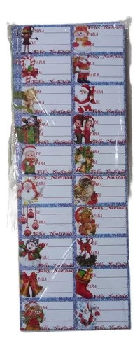 Pack 1000 Etiquetas Navideñas Autoadhesivas Para Regalos