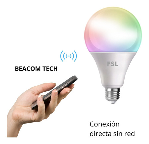 Pack X3 Foco Led Smart Inteligente 9w Fsl Led-fc109-3unidade