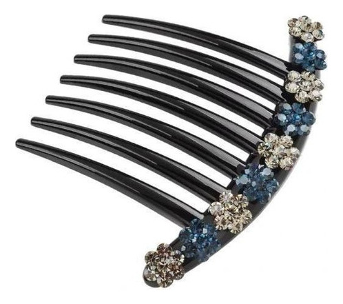 2 Rhinestone Hair Combs,