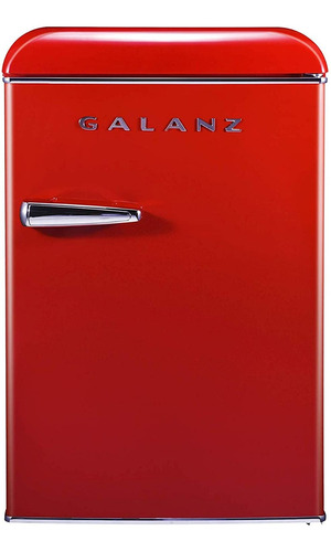Galanz Retro Rojo Mini Nevera Y Congelador Compacto 70 L