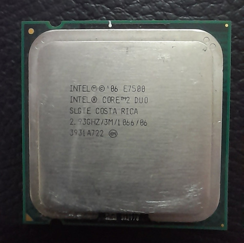 Micro Procesador Intel Core 2 Duo E7500 775 2.93 Ghz