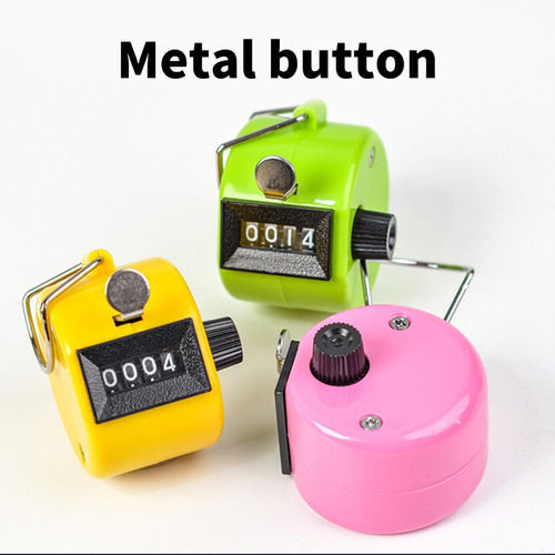 (r) Contadores Mecânicos Tally Counter Hand Clickers De 4 Dí