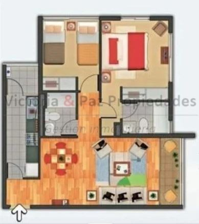 Departamento En Venta De 2 Dorm. En Rancagua