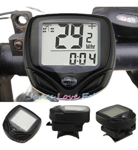 2 X Inalámbrica Digital Lcd Ciclo Computadora Bicicleta Velo