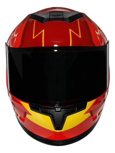 Casco Motocicleta Integral Milan Edge Dc Flash Cert Dot