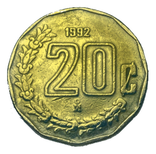 Moneda De 20¢entavos 1992 Original (impecable) 