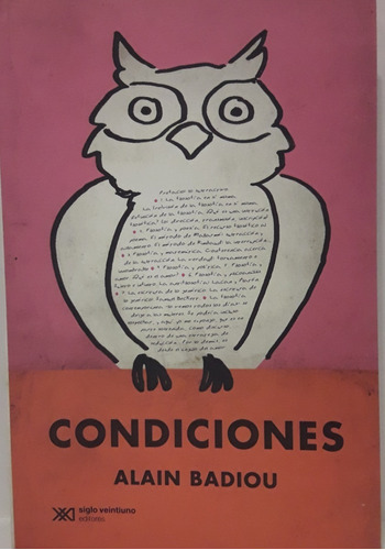 Condiciones - Alain Badiou ( Nuevo )