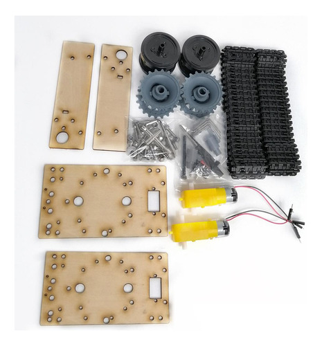 3-9 V Liga Tanque Carro Chassi Trilha Rastreador Kit Diy