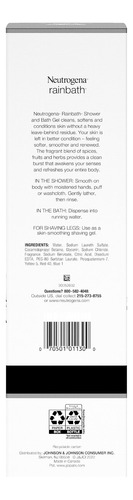 Gel De Baño Neutrogena Rainbath Refreshing, 946 Ml, Aroma Or
