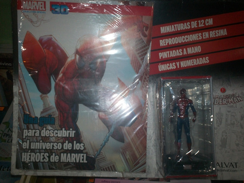 Figura Coleccion Marvel Spiderman Hombre Araña Nro 1 C/fasc