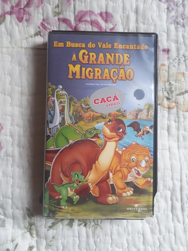 Vhs Em Busca Do Vale Encantado A Grande Migração ( Dublado) (Usado)