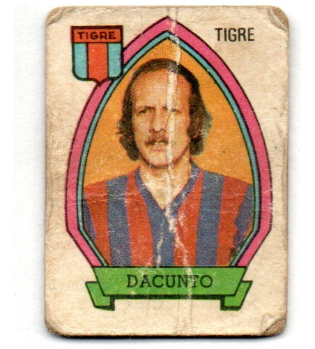 Figurita Tigre Futbol Golazo 1973 Dacunto
