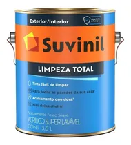 Comprar Pintura Latex 3,6l Suvinil Limpieza Total Int\u002Fext Premium