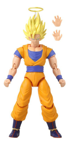 Figura Goku Super Saiyan Con Aureola Dragon Ball Z 17 Cm