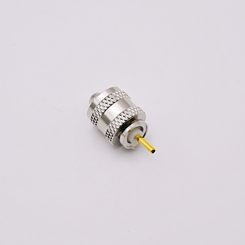 Conector Uhf Macho Mini 50 Ohm, Anillo Plegable Cable Rg58u