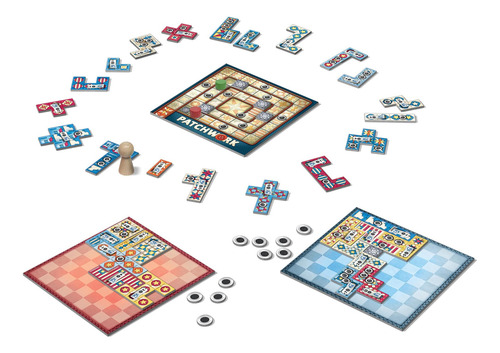Juego De Mesa Patchwork Americana Edition: ¡un Juego De Estr