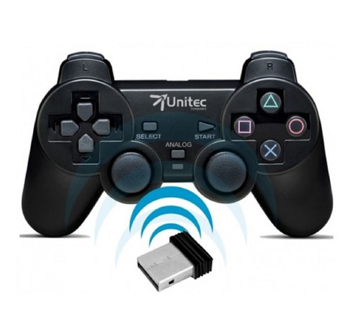 Control Juegos Gamepad Inalámbrico Usb Pc Ps3 Full Vibración