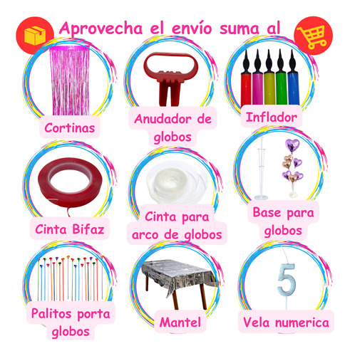 Combo Kit Deco Fiesta Globos Masha Y El Oso 5