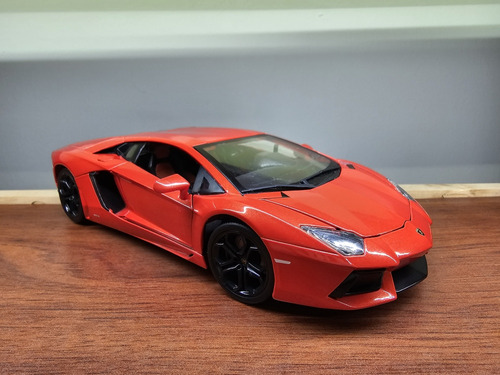 Lamborghini Aventador Burago Escala 1/18 Caja Oferta Remate 