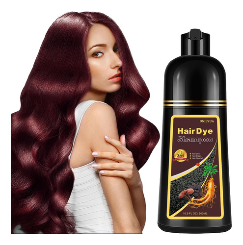 Shampoo Natural De Cor De Cabelo Para Cobertura De Cabelos G