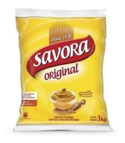 Mostaza Savora X3kg 