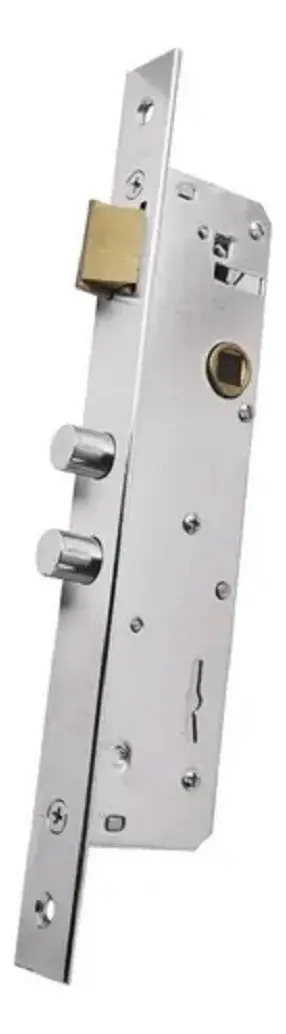Cerradura Exterior Kallay 5006 Frente Inoxidable Angosta