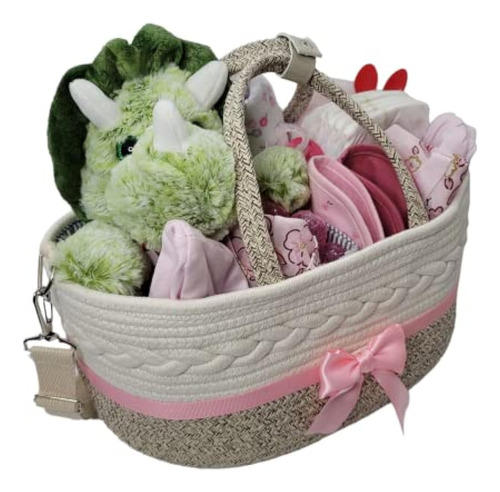 Sweet Baby Diaper Caddy Gift Basket - Baby Shower