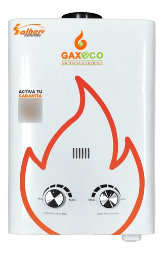 Calentador D Paso Boiler Instantáneo Gaxeco Eco6000hv Gas Lp