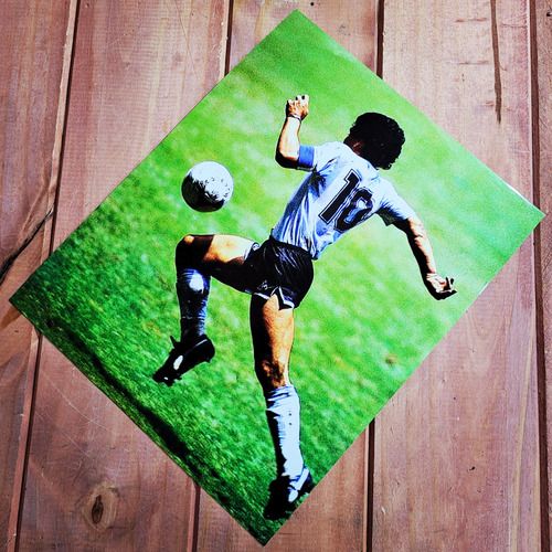 Cartel Chapa Diego Maradona Futbol Argentina Apto Exterior